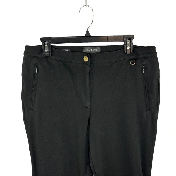 Talbots Skinny Ankle Black Stretch Pants size 12 - Picture 3 of 6
